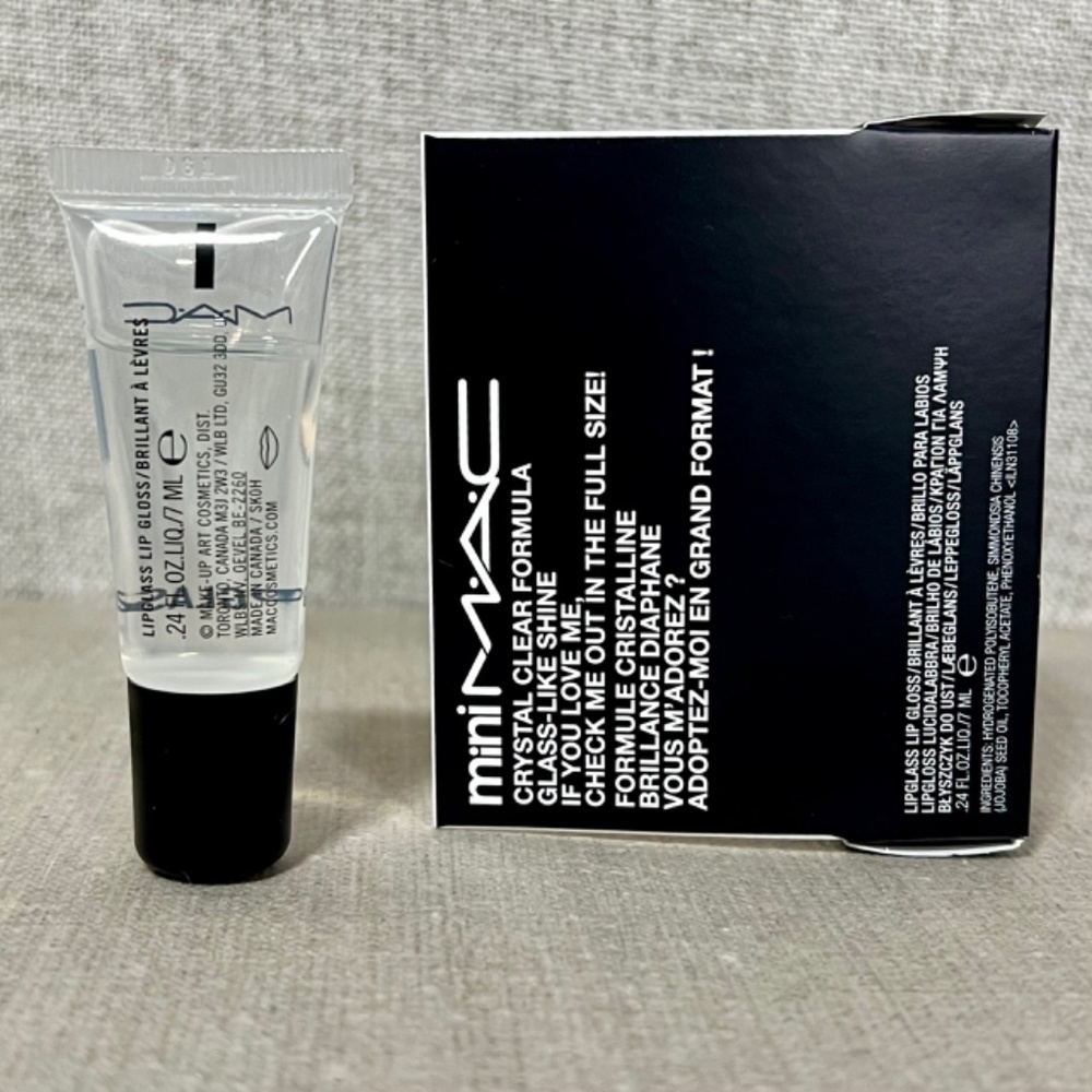 ❤️3 for $25❤️ Last One‼️ MAC Clear Lipglass mini - Picture 2 of 4